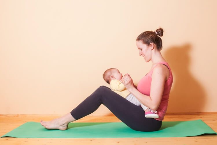  фитнес-программа для кормящей мамы